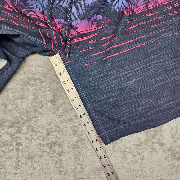 Burnside Board Shorts Men's 36 Multicolor‎ Tropical Swim Trunks Beach Stretch - Picture 6 of 11